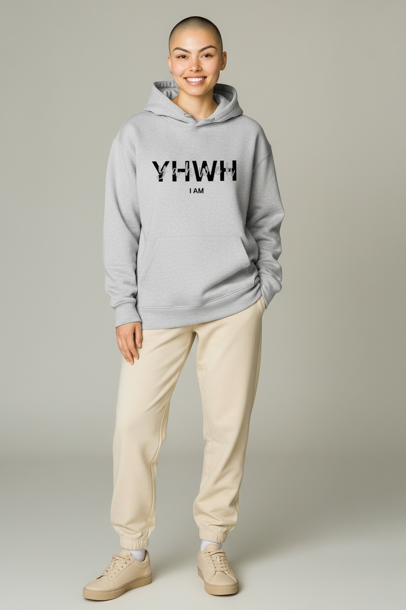 YHWH “I AM” Hoodie – White