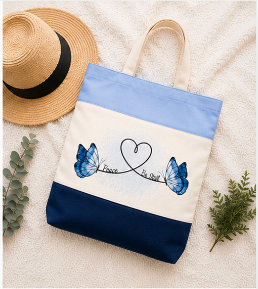 Peace Be Still Tote Bag